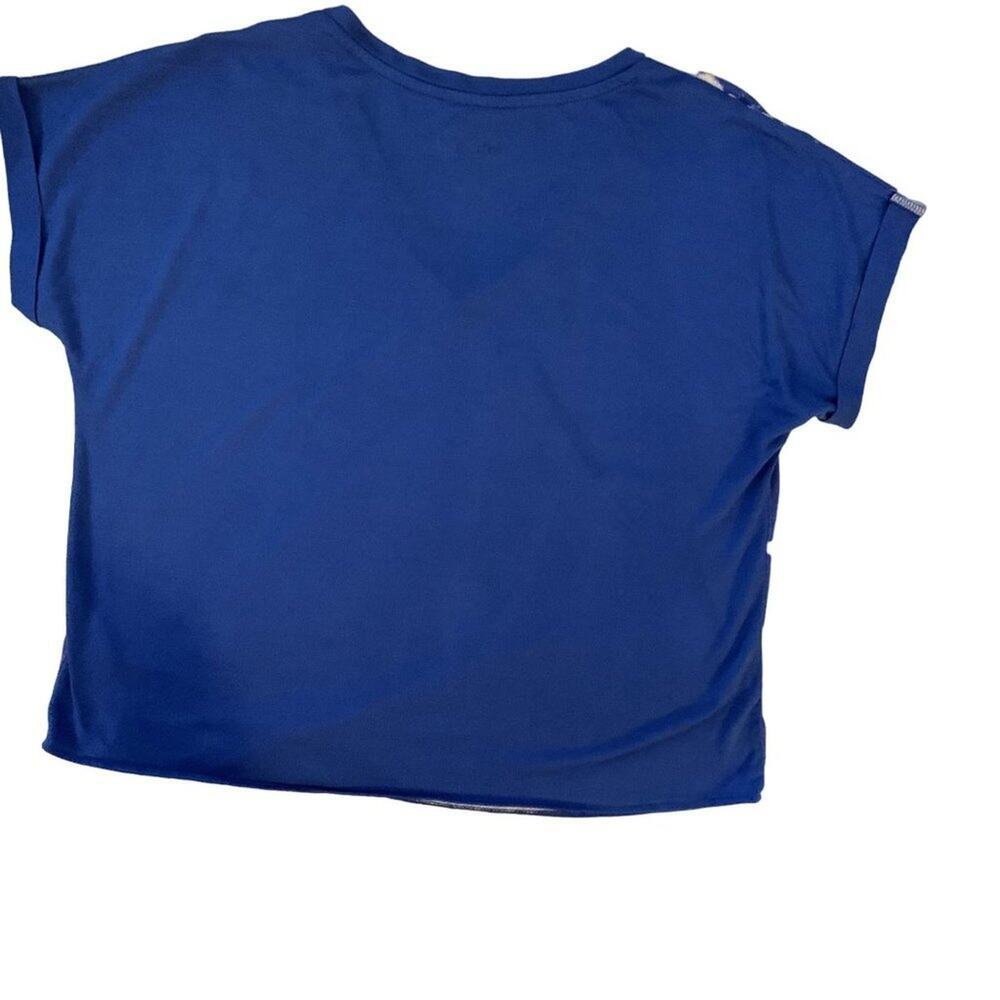 DISNEY Mickey Mouse Women's Short Sleeve Crop Top V Neck Sleep Shirt Sz M - Picture 5 of 5